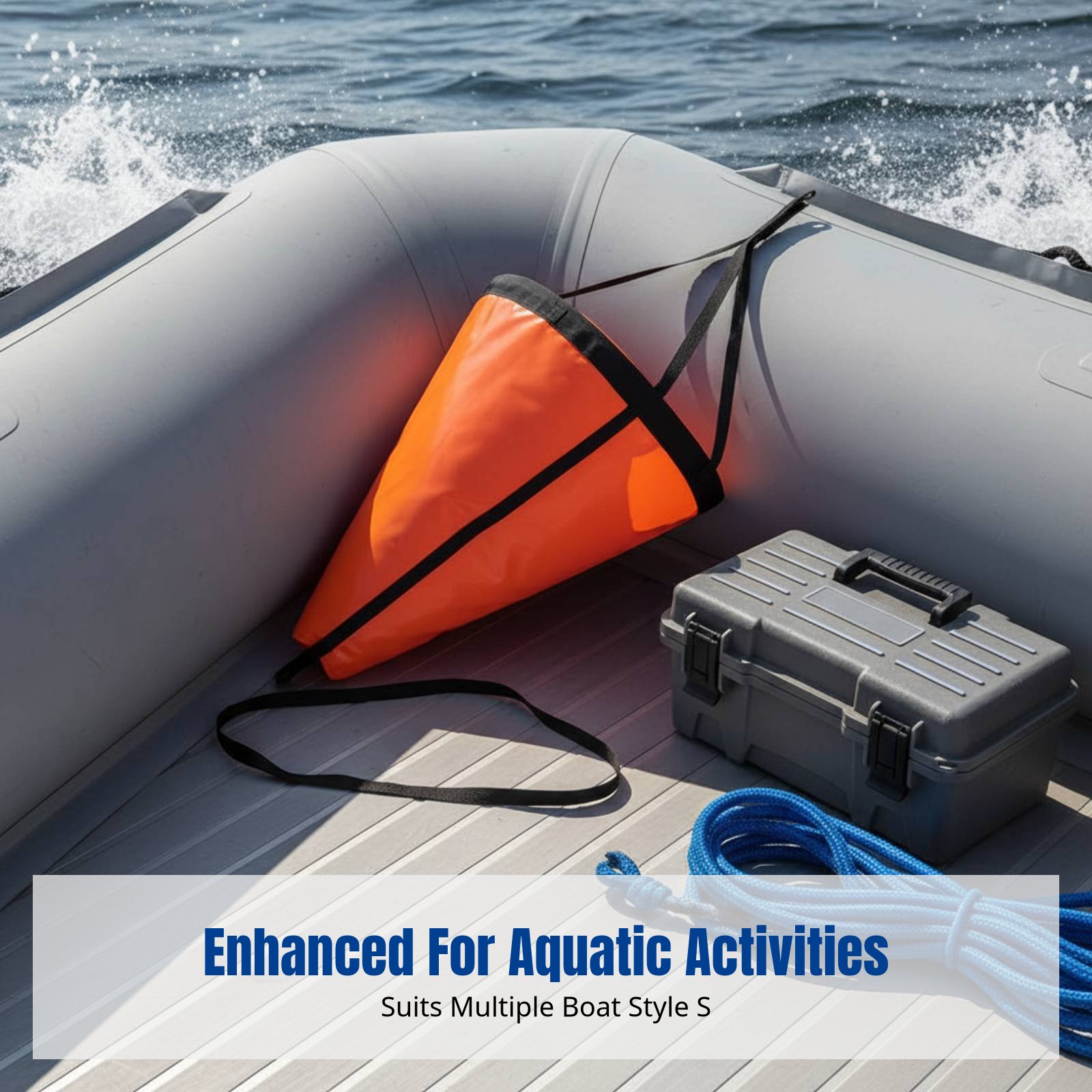 Boat Sea Anchor, PVC Umbrella  - Fishing Kayak Anchor review and price
