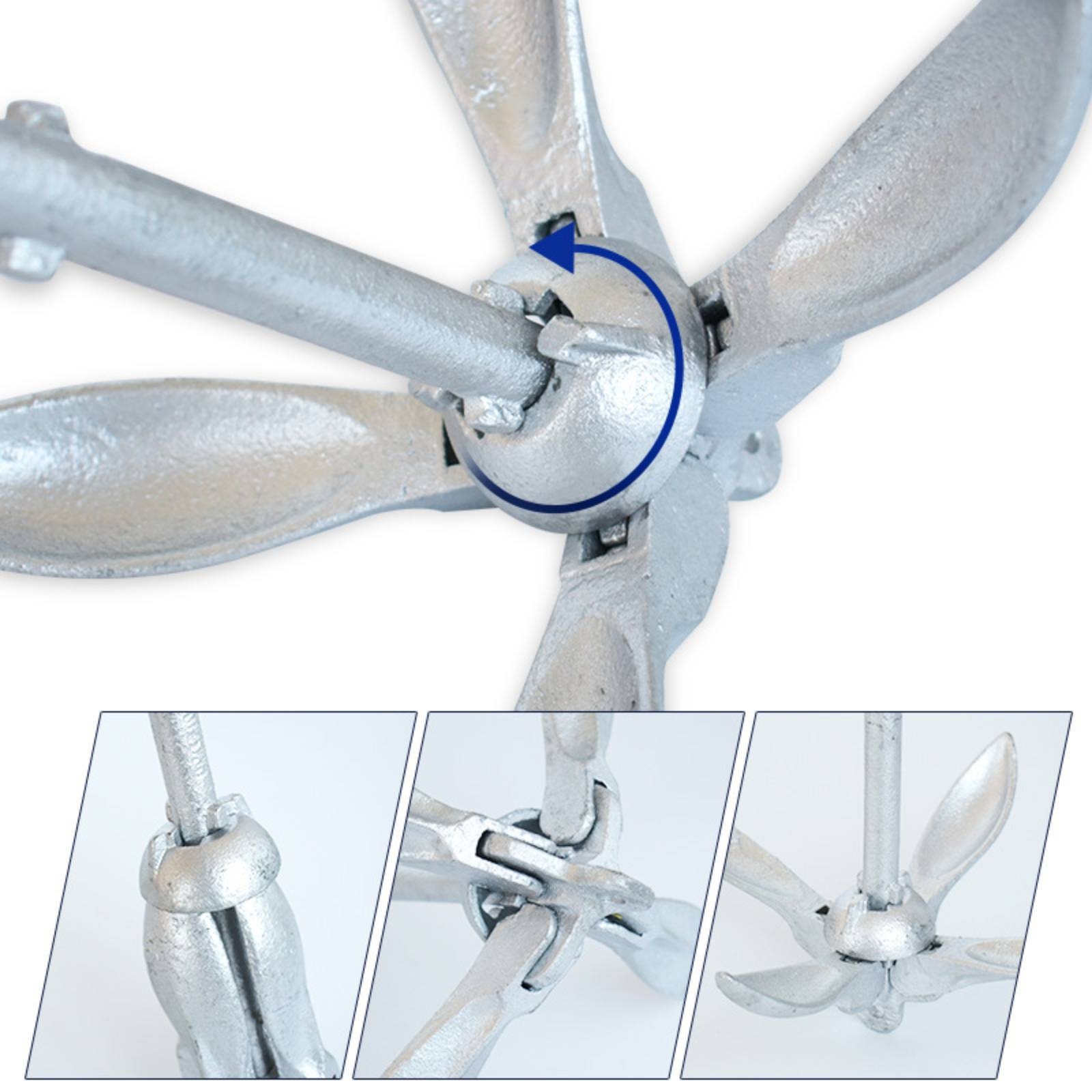 1.5 Kg Boat Anchor Rope Set Sp - Fishing Kayak Anchor review and price