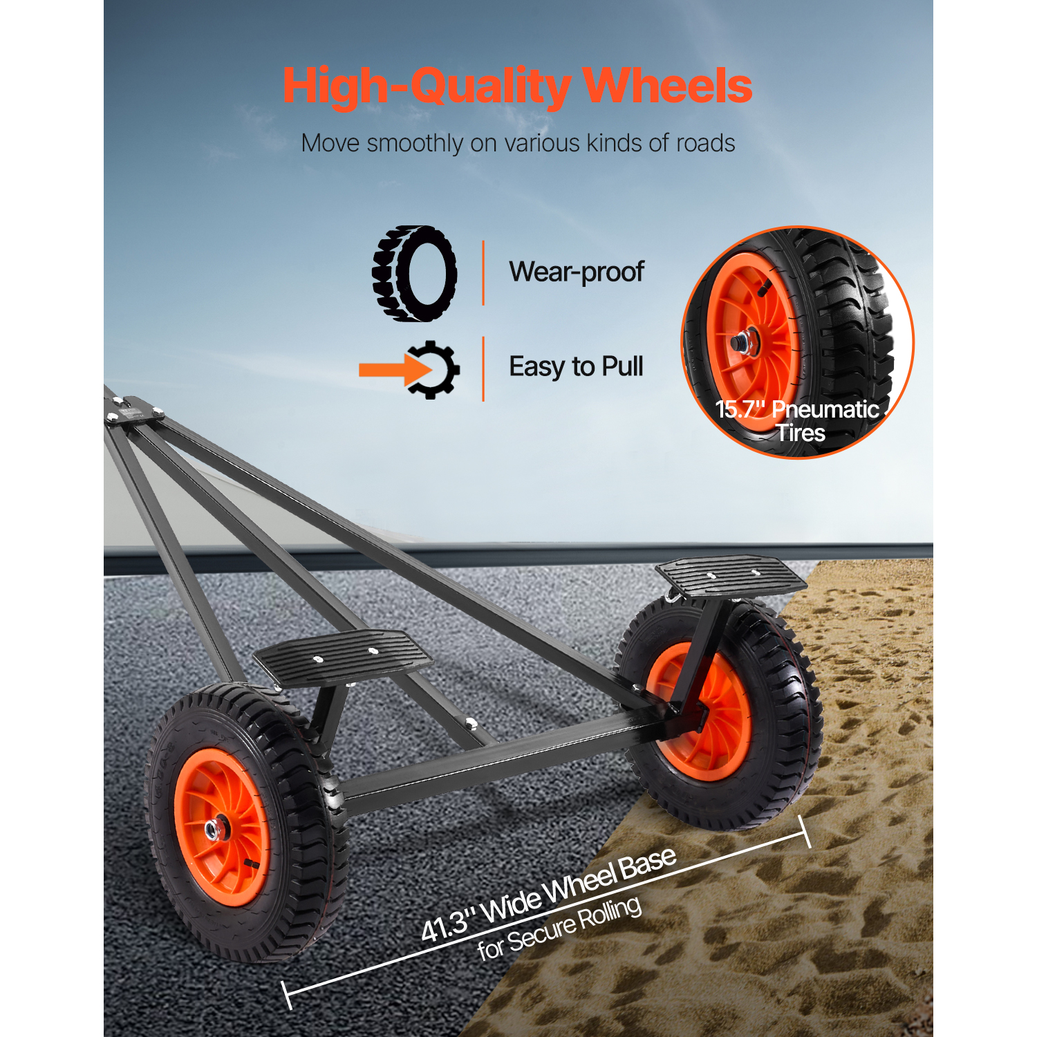 SucceBuy 420lbs Boat Trailer D - Fishing Kayak Sit On Top review and price