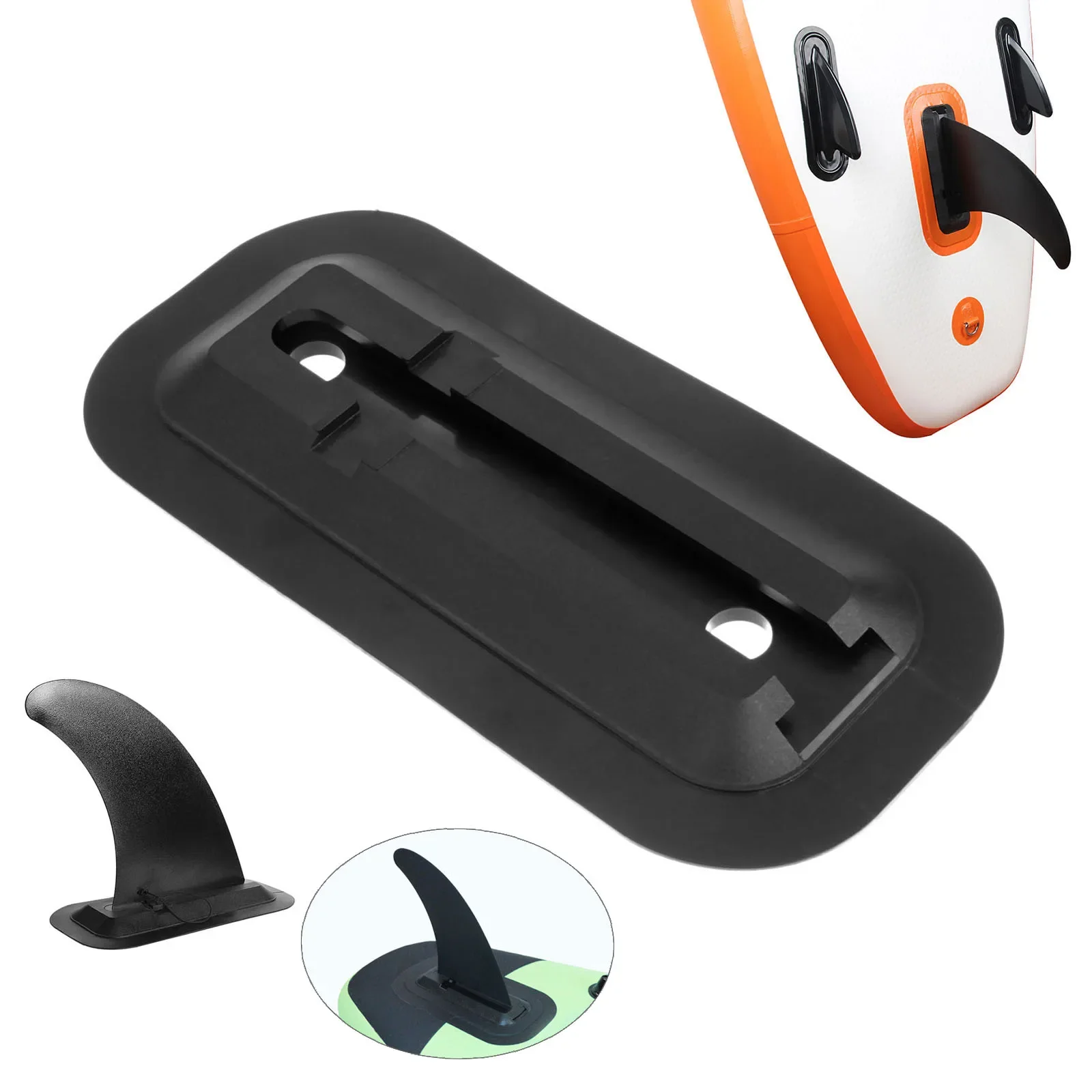 1 Pc PVC Slide-in Central Fin  - Fishing Kayak Paddle review and price