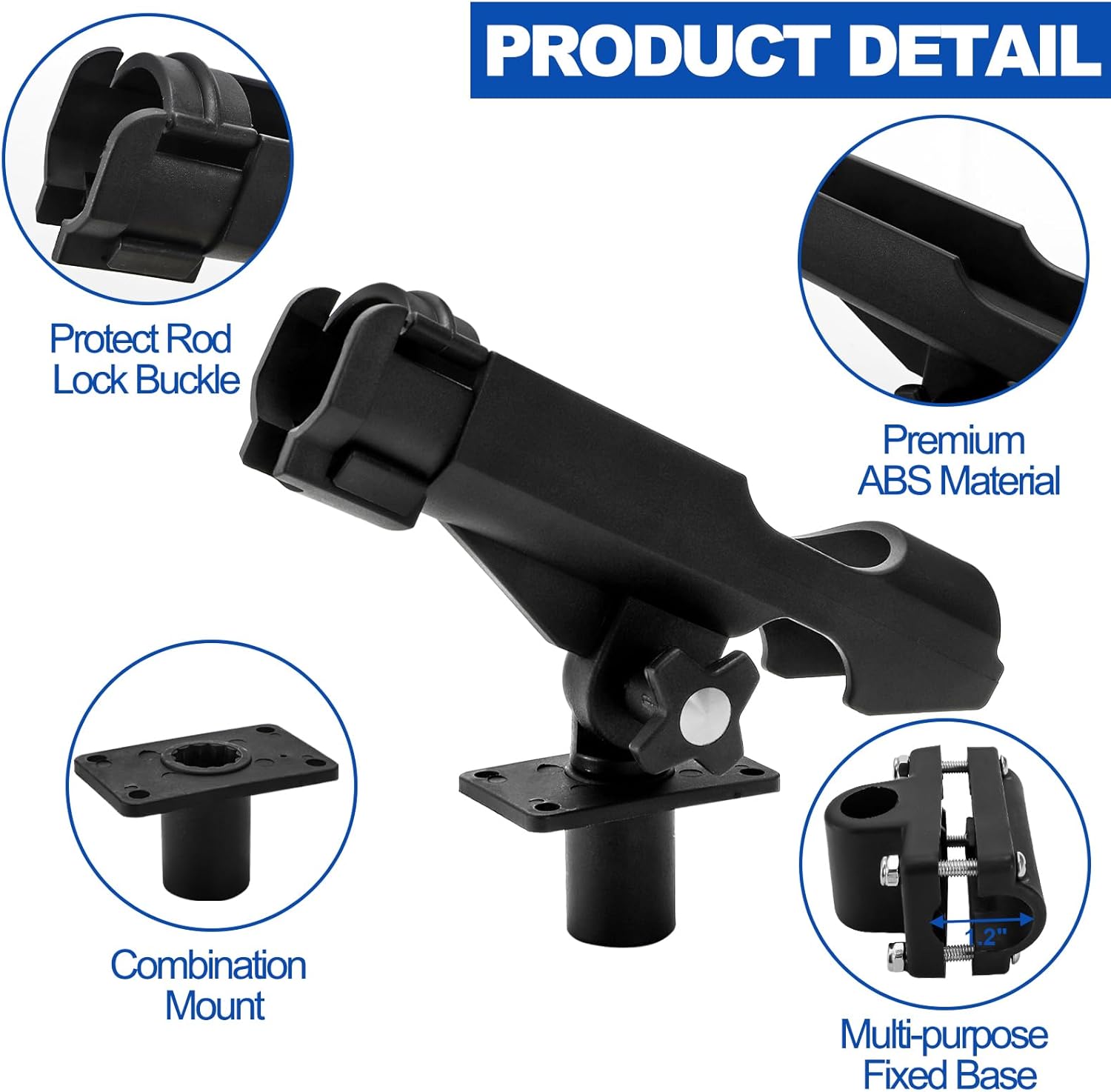 2 Pack Fishing Rod Holder with - Fishing Kayak Rod Holder review and price