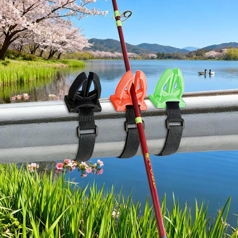 Quick Release Clip With Strap  - Fishing Kayak Rod Holder review and price