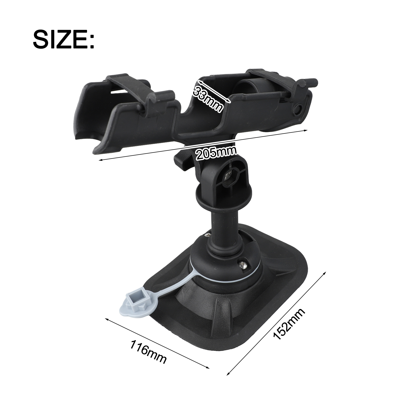 Adjustable Removable Fishing R - Fishing Kayak Rod Holder review and price