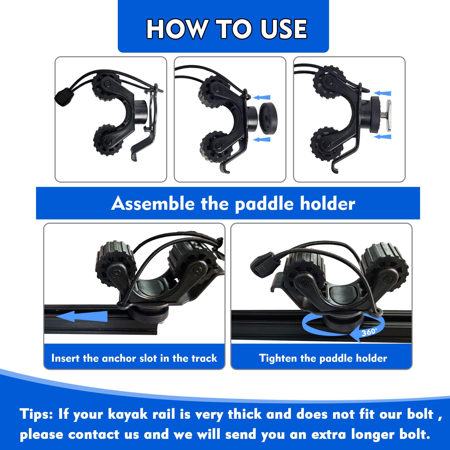 Kayak Rail Paddle Holder Kayak - Fishing Kayak Storage Bag review and price