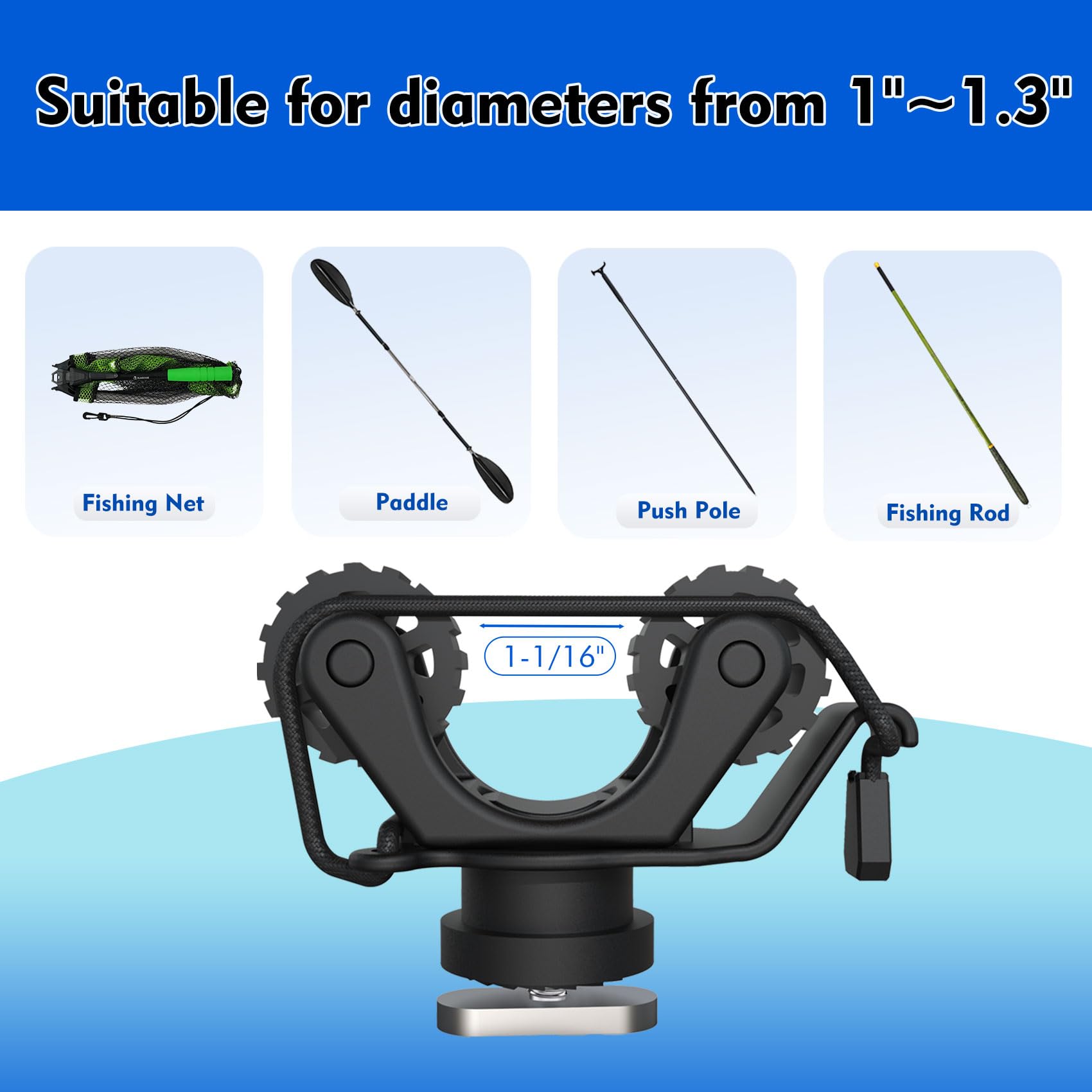 Kayak Rail Paddle Holder Kayak - Fishing Kayak Storage Bag review and price