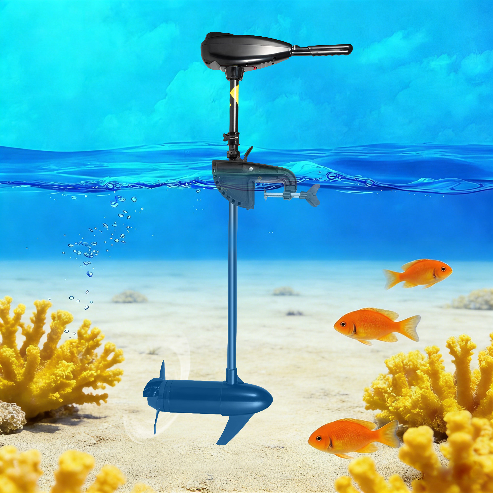 626W 12V Electric Trolling Out - Fishing Kayak Trolling Motor review and price