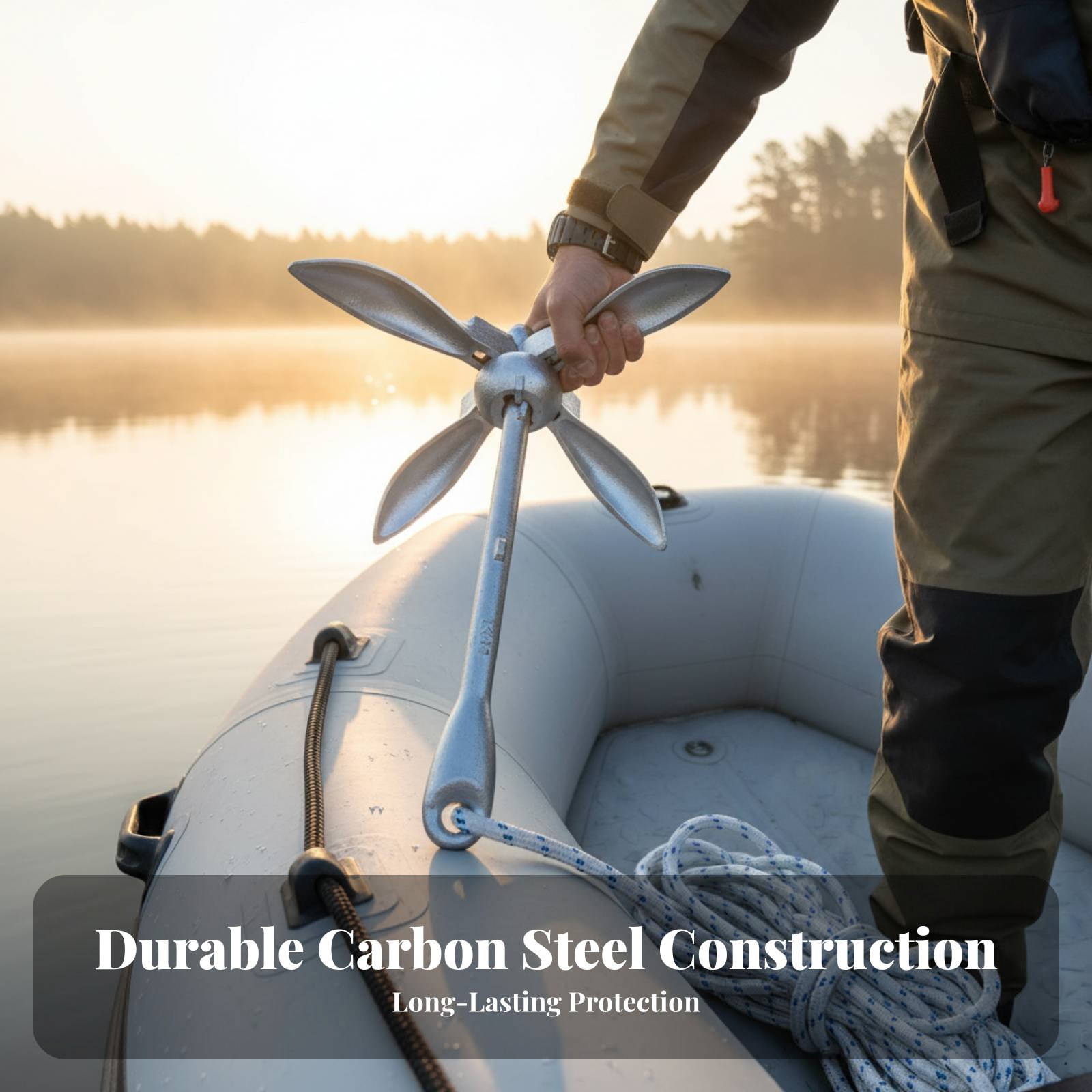 Lotus Anchor Foldable Carbon S - Fishing Kayak Anchor review and price
