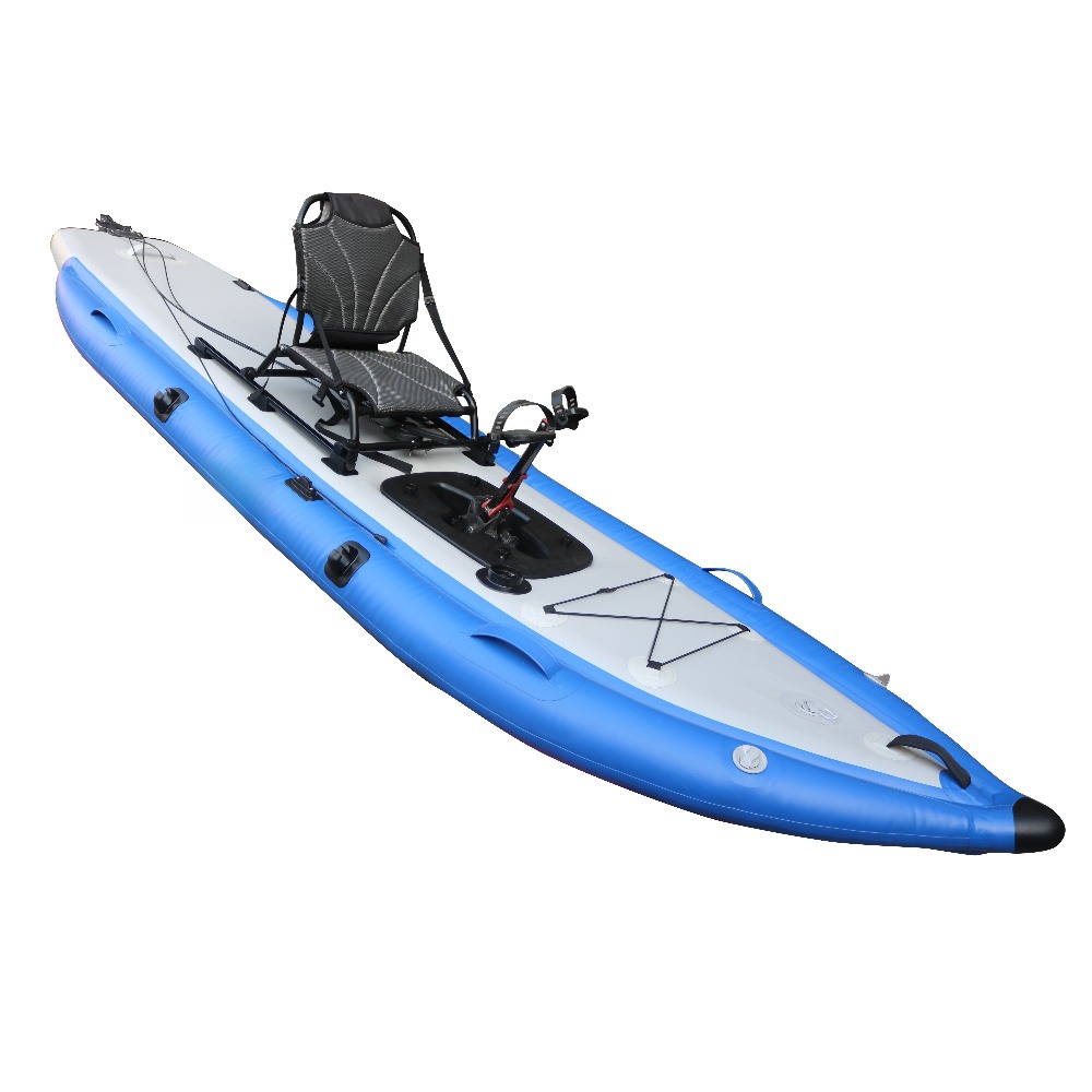 12ft Single Sit-On-Top Inflata - Fishing Kayak Sit In review and price