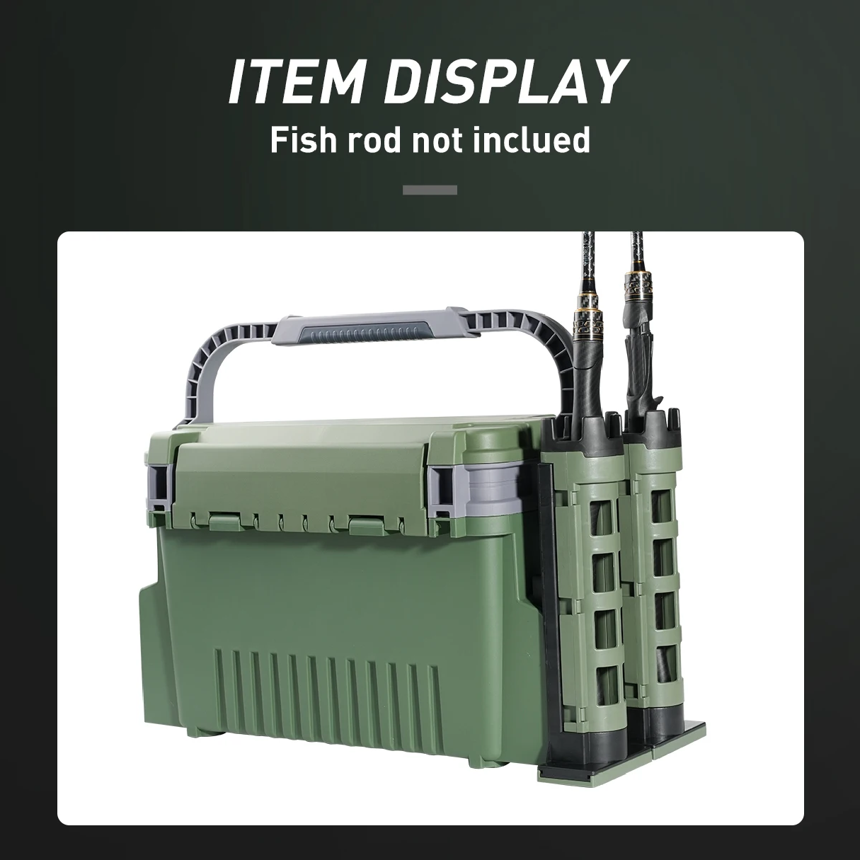 Large Fishing Tackle Box Multi - Fishing Kayak Crate review and price
