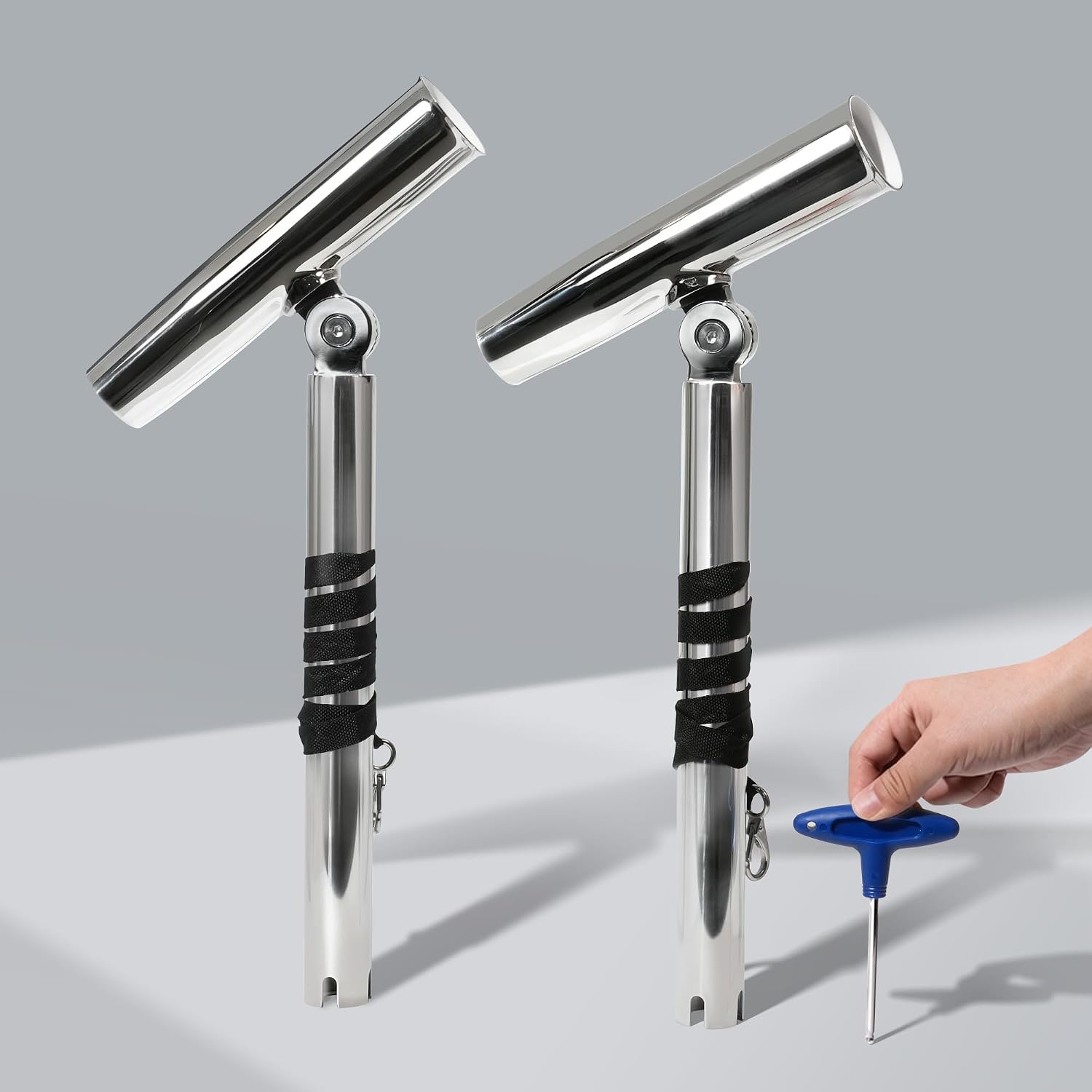 2-Pack Stainless Steel Outrigg - Fishing Kayak Rod Holder review and price