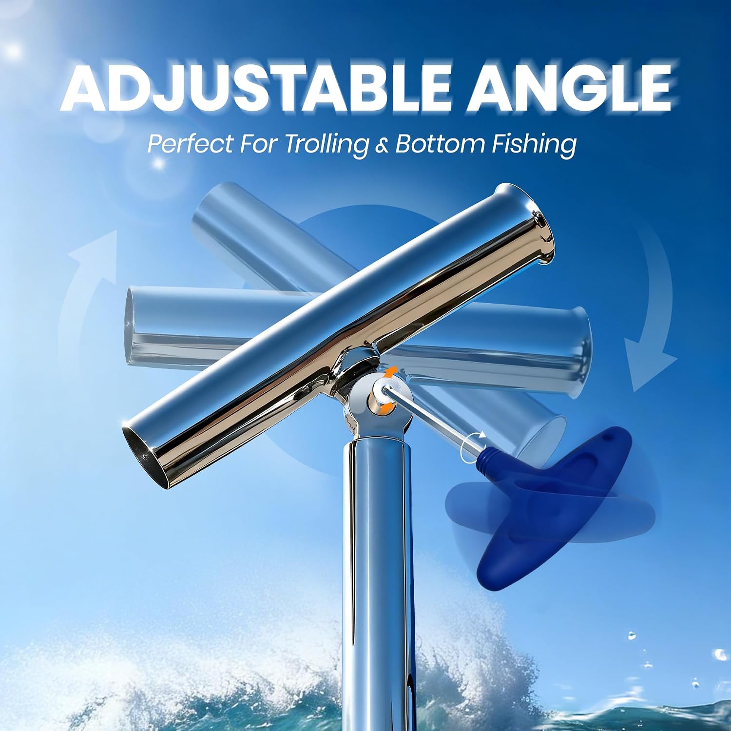 2-Pack Stainless Steel Outrigg - Fishing Kayak Rod Holder review and price