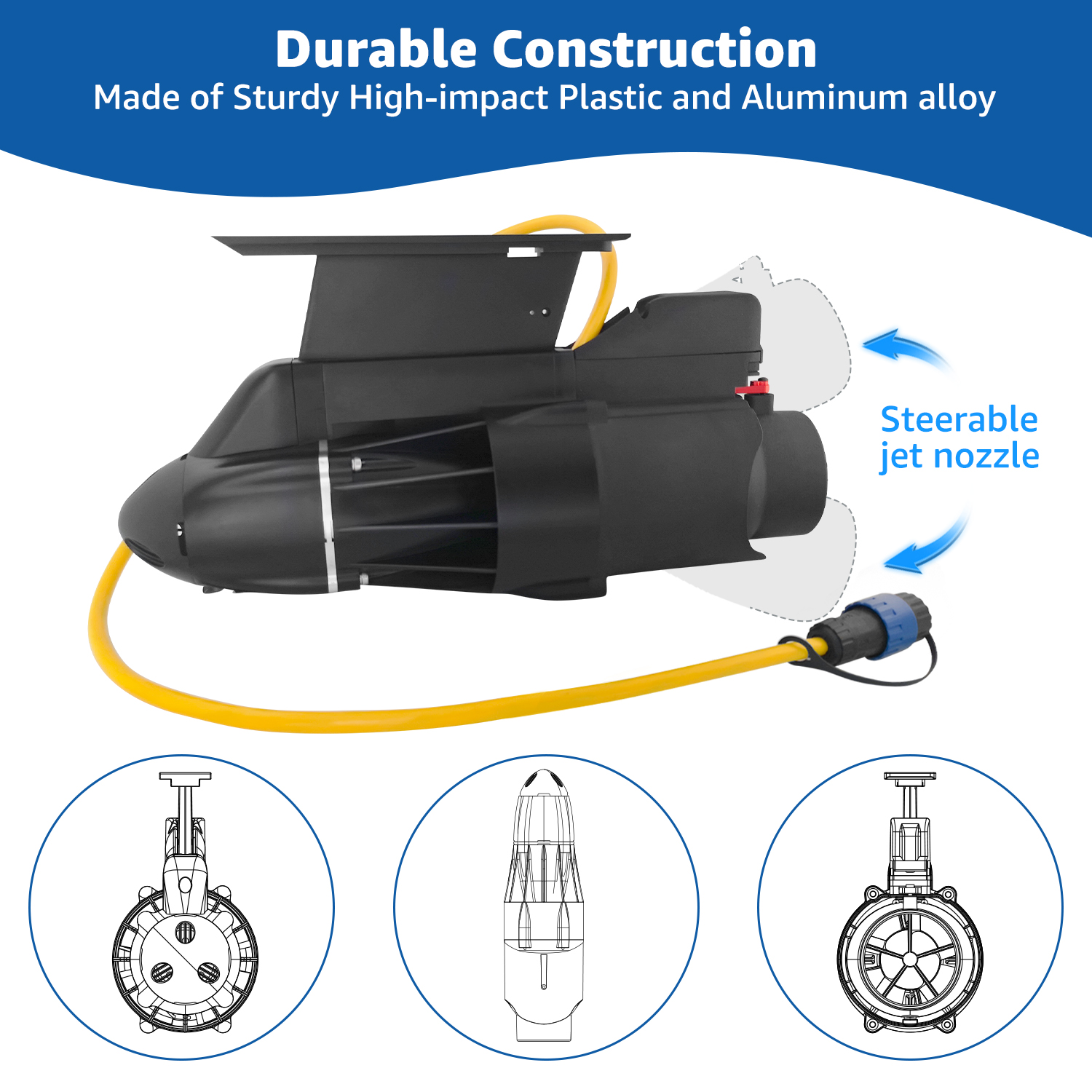 Directional Electric Trolling  - Fishing Kayak Trolling Motor review and price