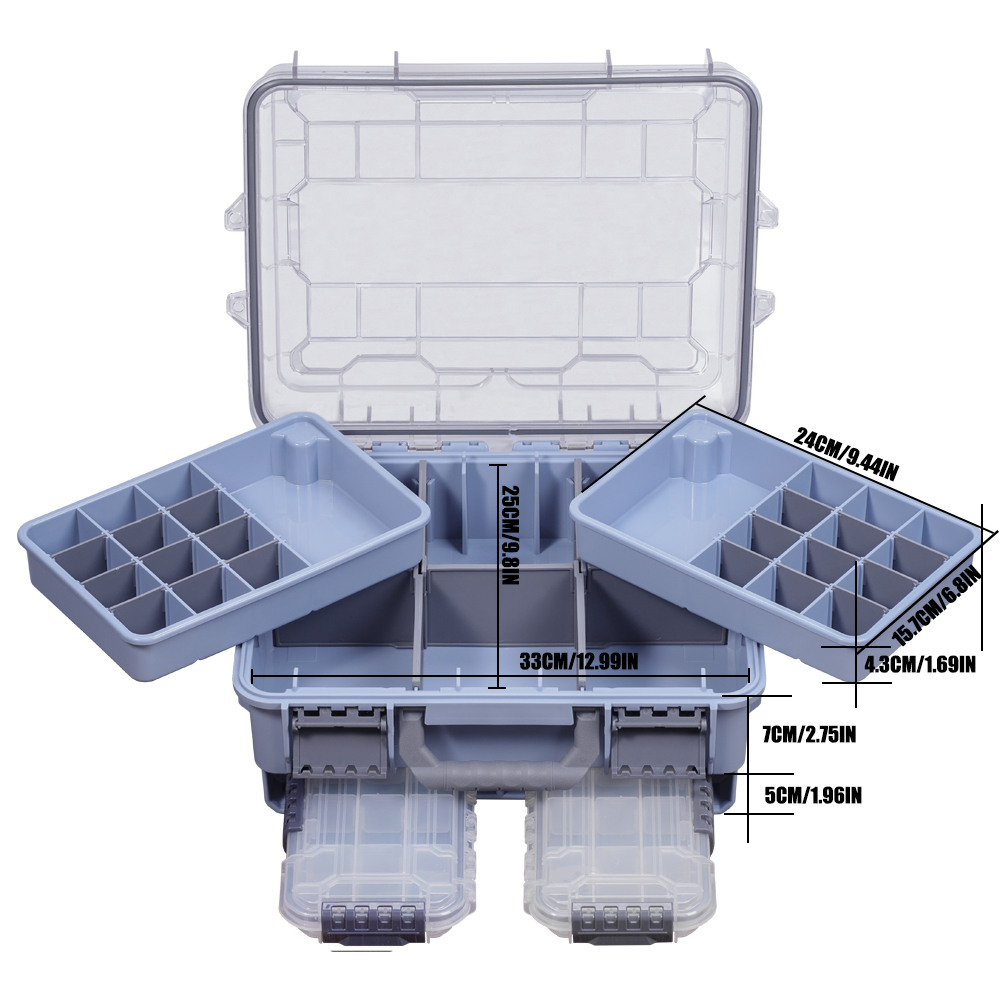 SAMOLLA Fishing Tackle Box Lar - Fishing Kayak Crate review and price