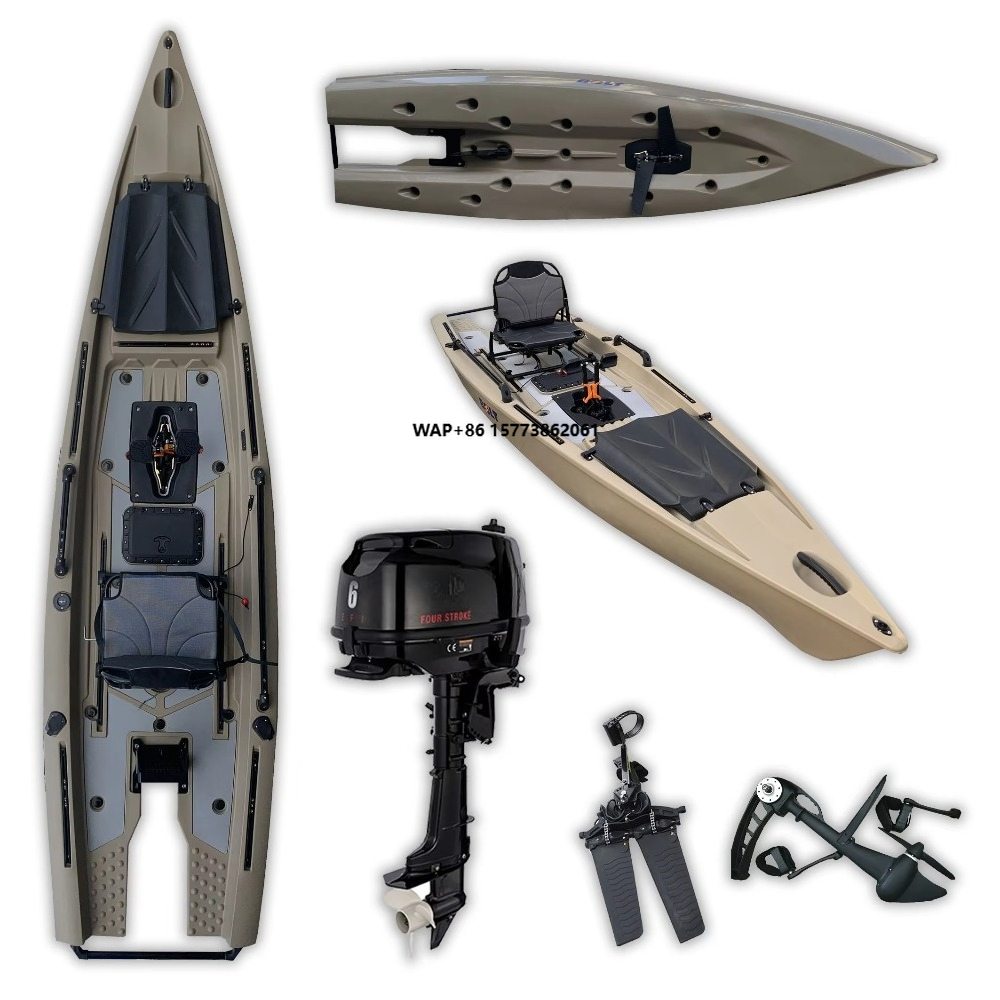 A 6hp 2022 13.12ft Solo Skiff  - Fishing Kayak Pedal Drive review and price