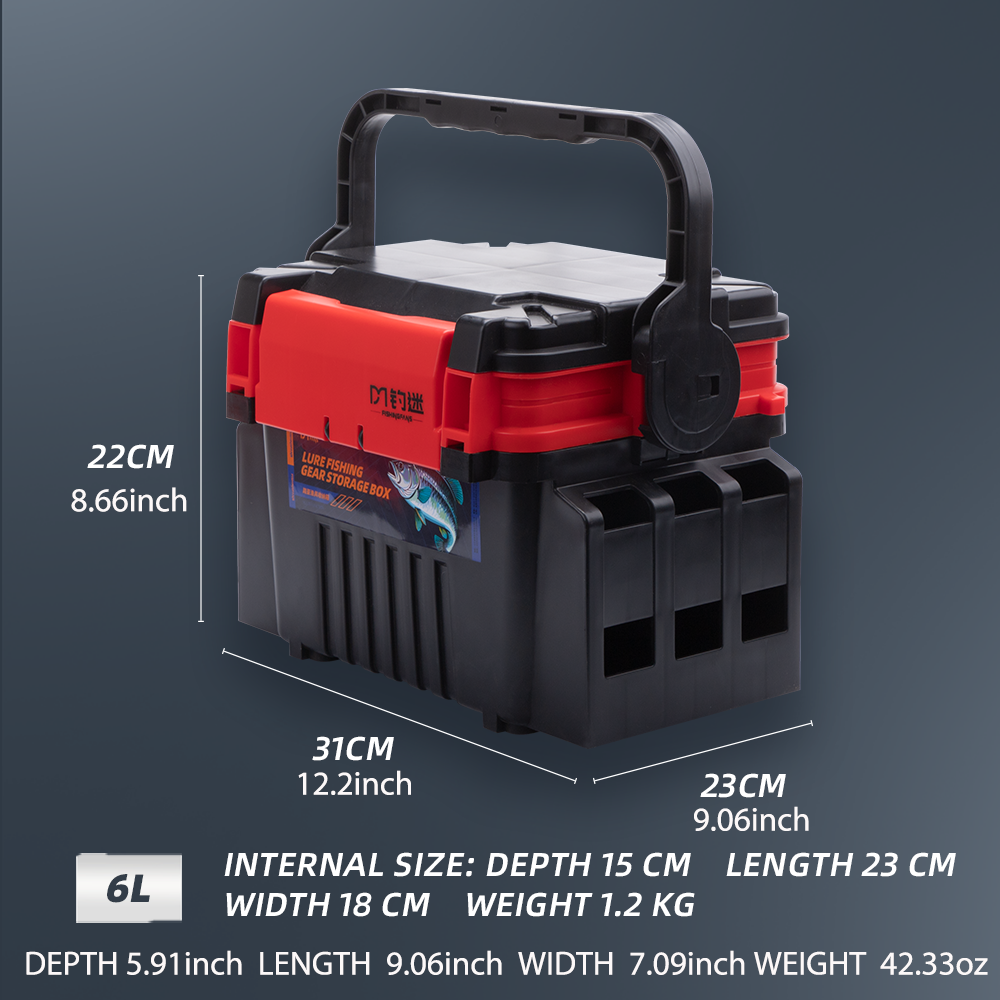 Fishingfans 6L 12L Fishing Box - Fishing Kayak Crate review and price