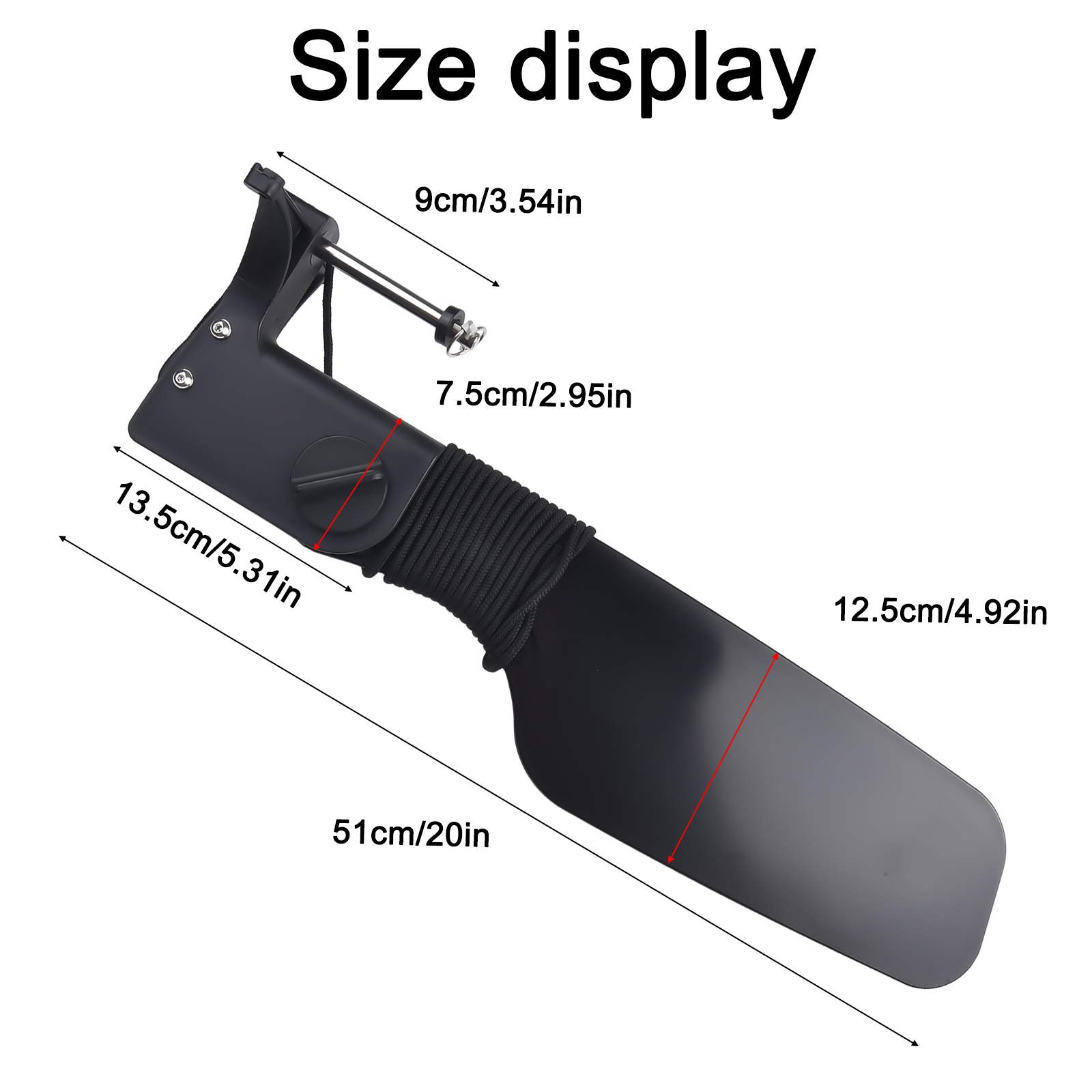 Boat Rudder for Kayak Canoe wi - Fishing Kayak Storage Bag review and price